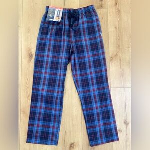 U.S. Polo Assn. Lounge Pajama Pants Men’s L Navy and Red Plaid Drawstring NWT